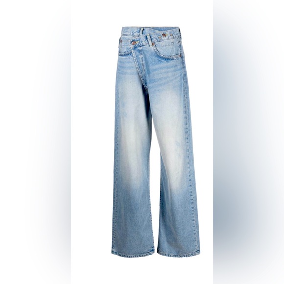R13 Cross Over Jeans Wide Leg - Picture 1 of 7